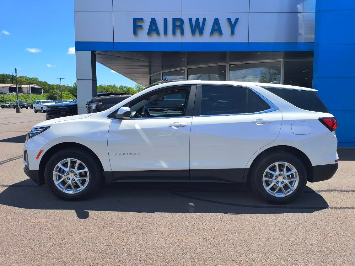 2022 Chevrolet Equinox LT in Iridescent Pearl Tricoat — front three-quarter view