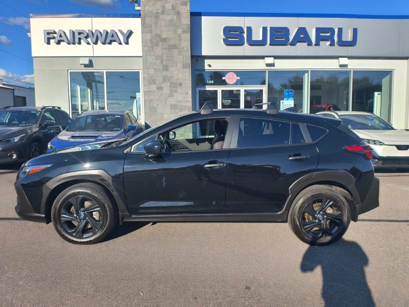 2024 Subaru Crosstrek Base in Black — front three-quarter view